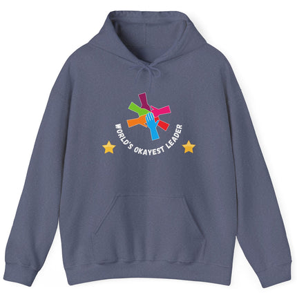 Funny Hoodie for World's Okayest Leader Unisex