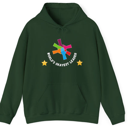 Funny Hoodie for World's Okayest Leader Unisex