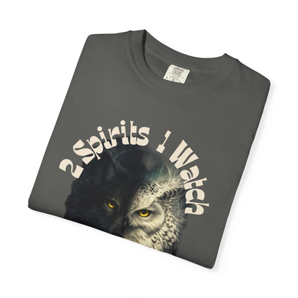 2 Spirits 1 Watch Wolf-to-Owl Unisex Graphic T-Shirt