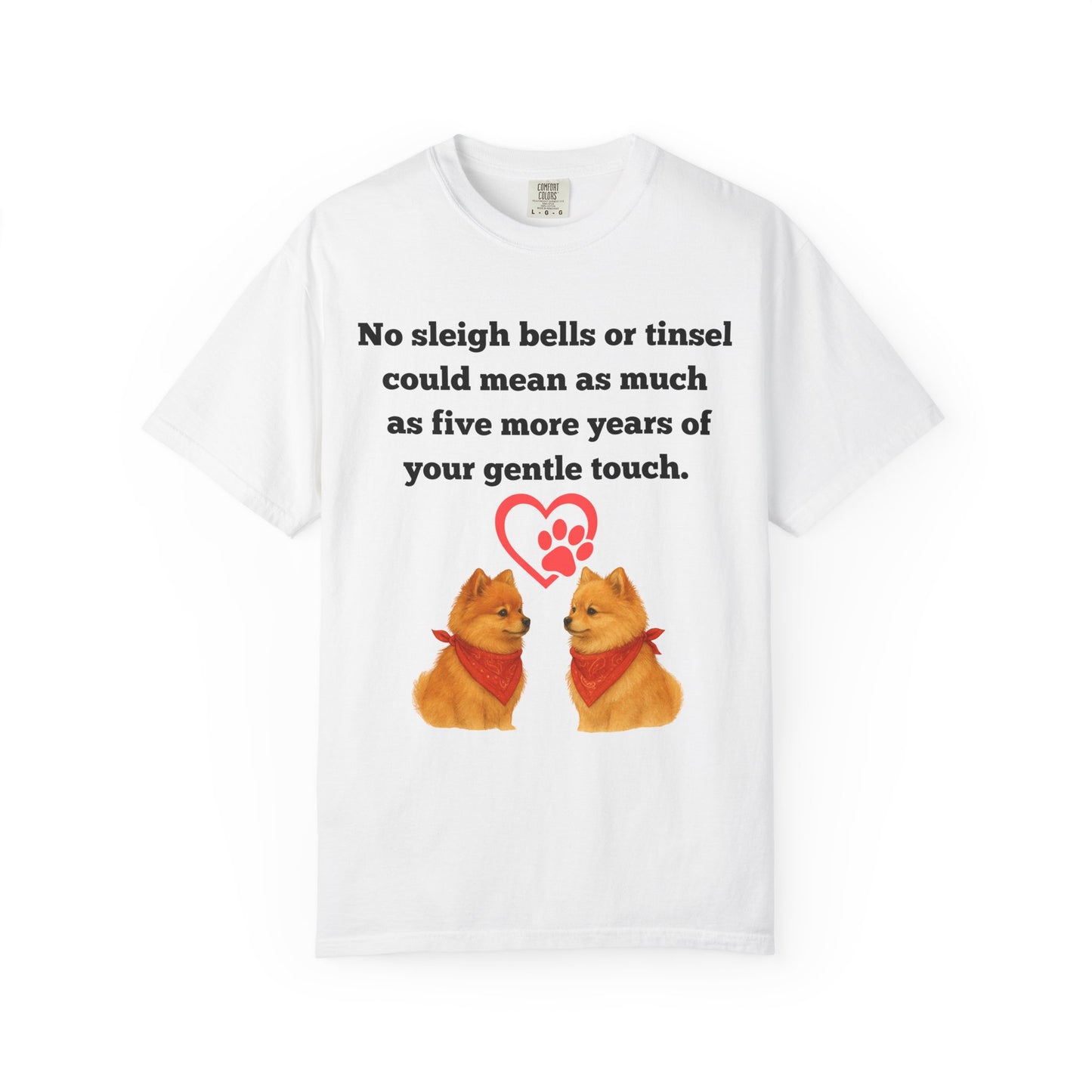 Dog Lover Garment-Dyed T-Shirt - Wishing for 5 More Years