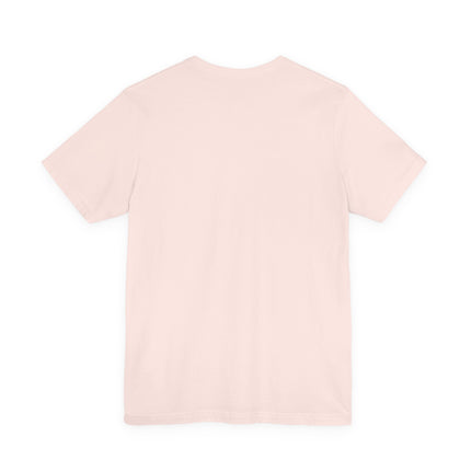 Light pink t-shirt on a white background
