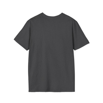 Plain back of gray t-shirt