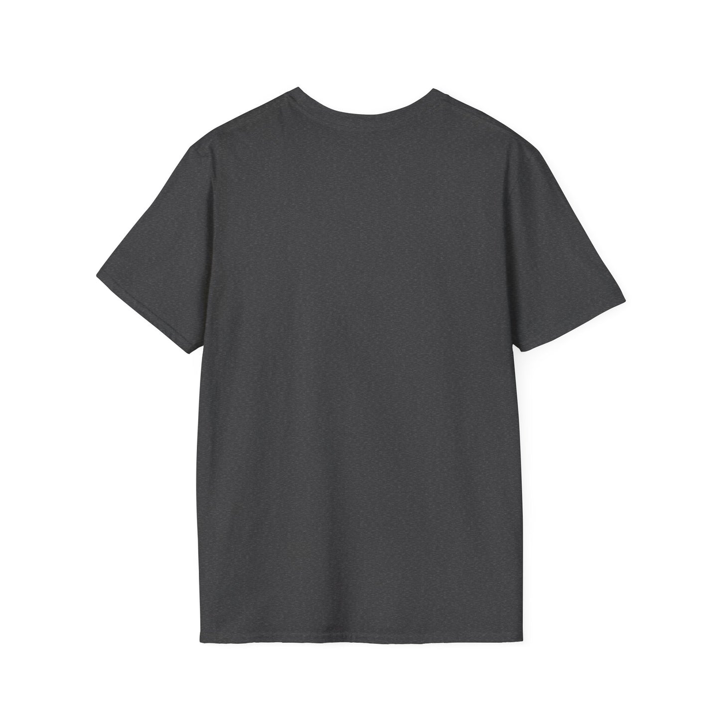 Plain back of gray t-shirt