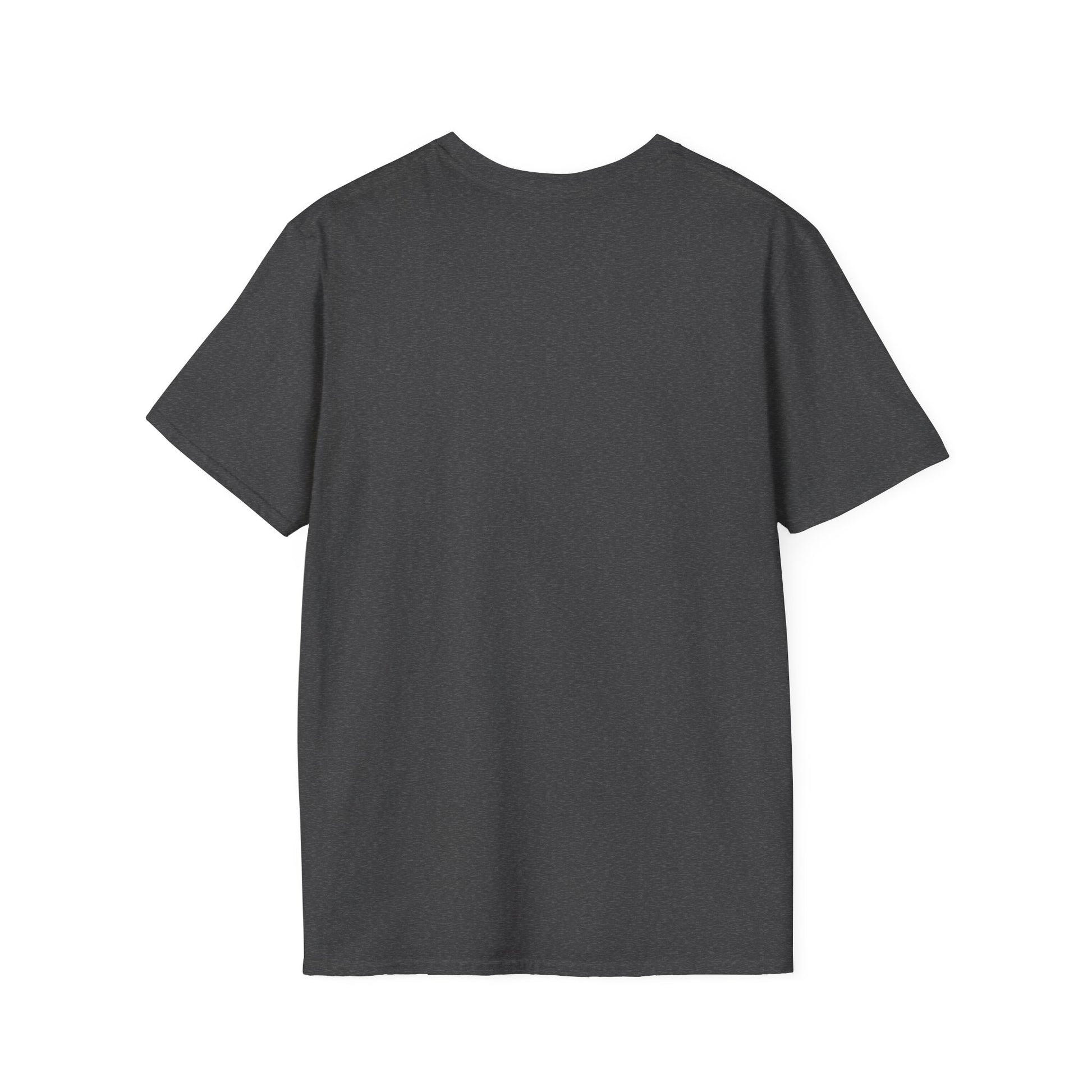 Plain back of gray t-shirt