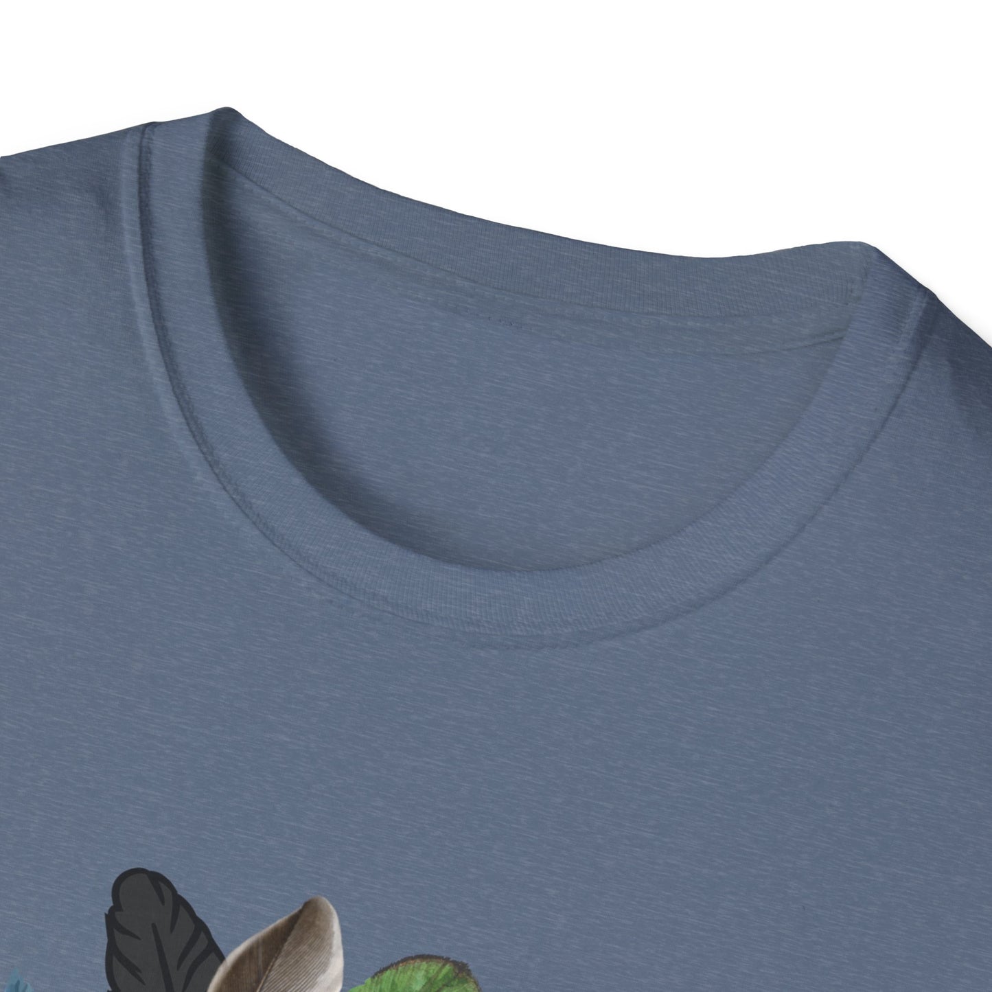 Bohemian Feather Flower Unisex Eco-Friendly T-Shirt