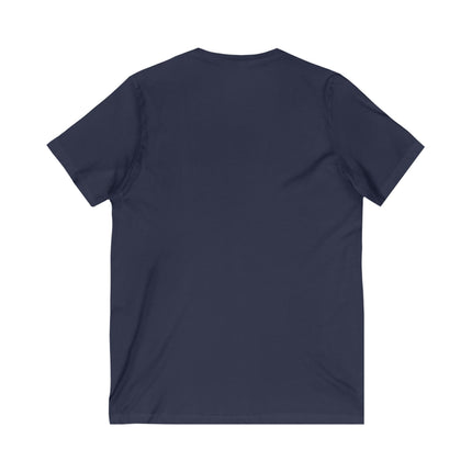 Art-Inspired Unisex V-Neck Tee, Colorful Graphic Shirt for Artists