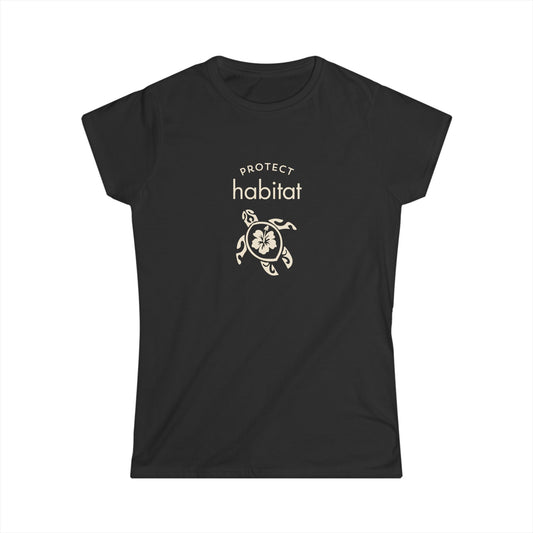 Eco-Conscious Women's Tee, Endangered Sea Turtle