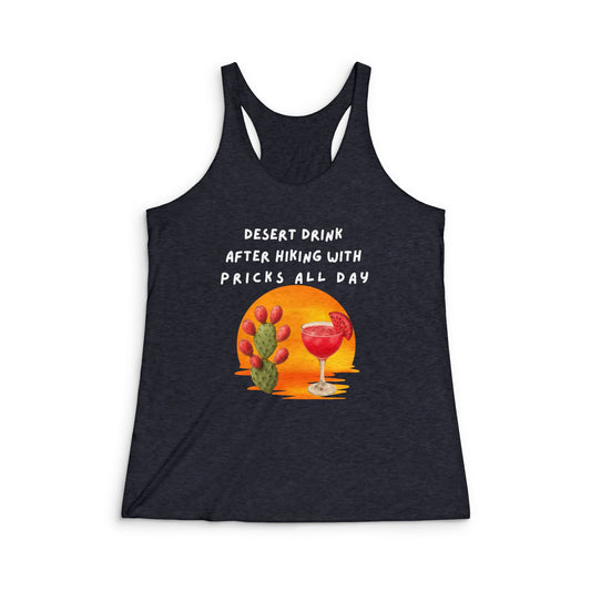 Funny Women's Tank Top - Prickly Pear Cactus Desert Drink