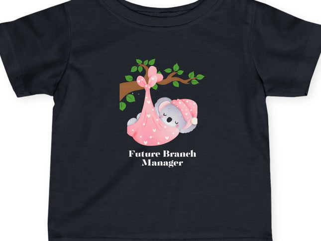 Future Branch Manager in Pink Infant Fine Jersey Tee