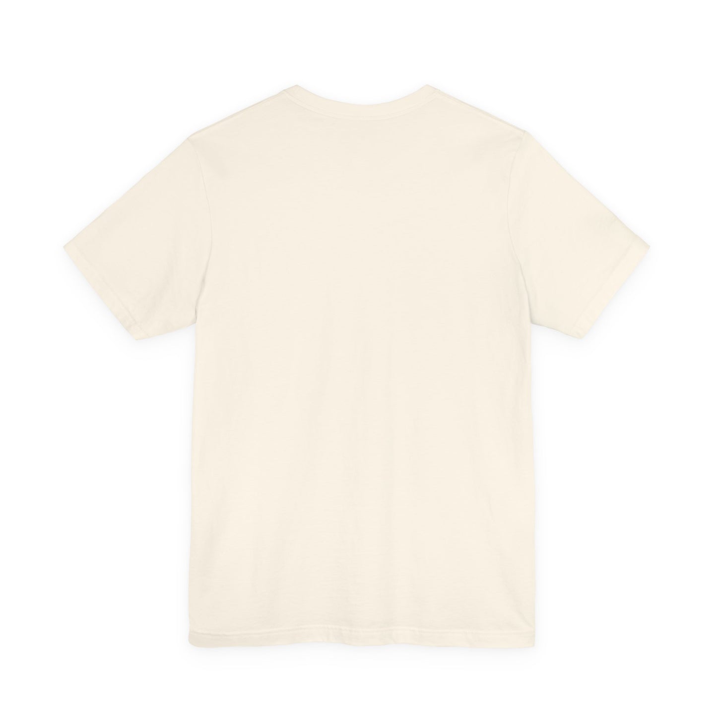 Beige t-shirt on a white background