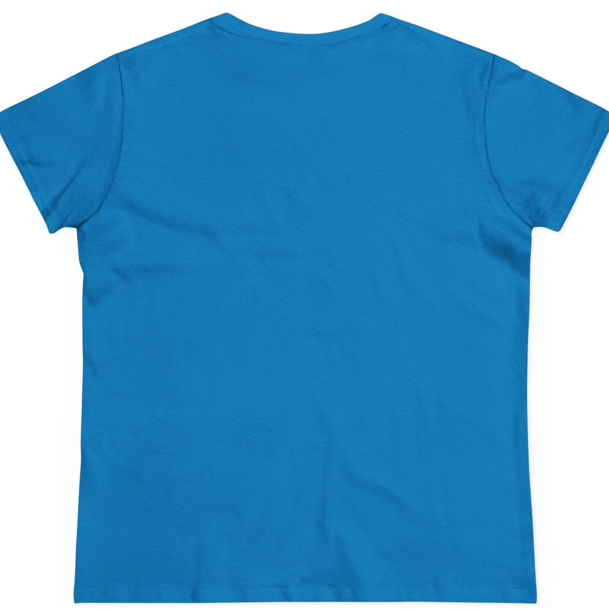 Blue t-shirt on a white background
