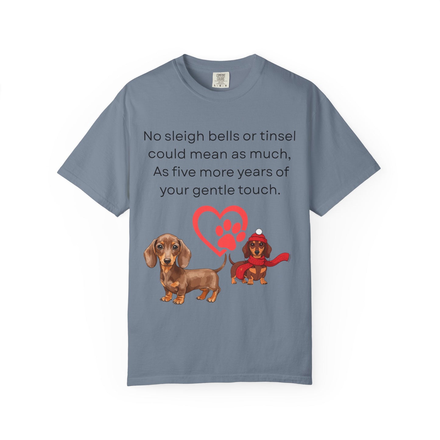 Dachshund Dog Lover T-shirt - 5 More Years Holiday Gift Design