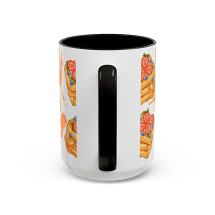 Coffee Mug- Colorful Chicken and Waffles Design Autumn Colors