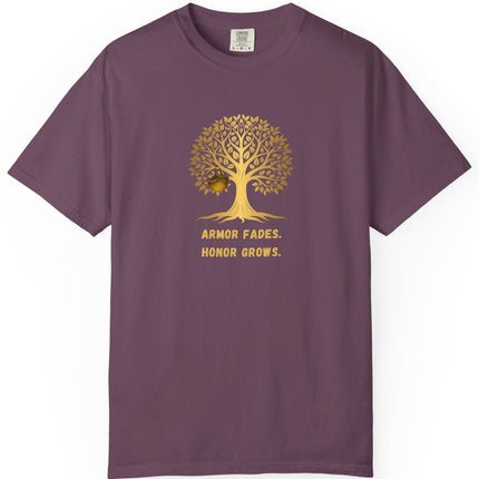 Armor Fades Honor Grows Military Nature-Inspired Unisex T-shirt