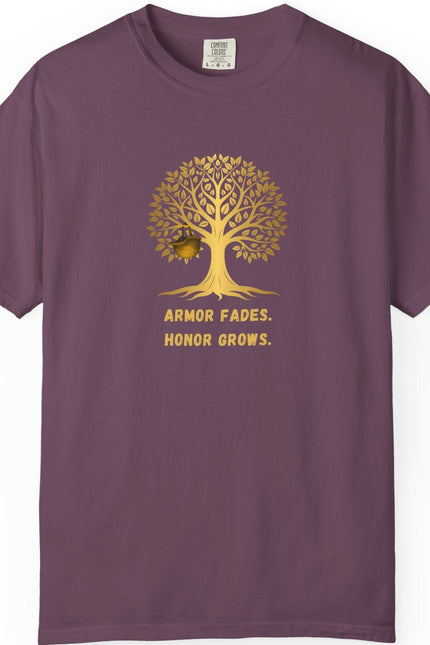 Armor Fades Honor Grows Military Nature-Inspired Unisex T-shirt