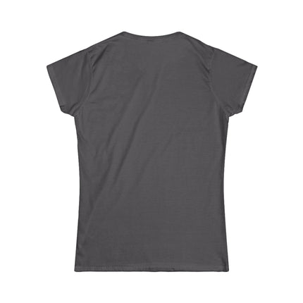 Plain dark gray t-shirt on a white background