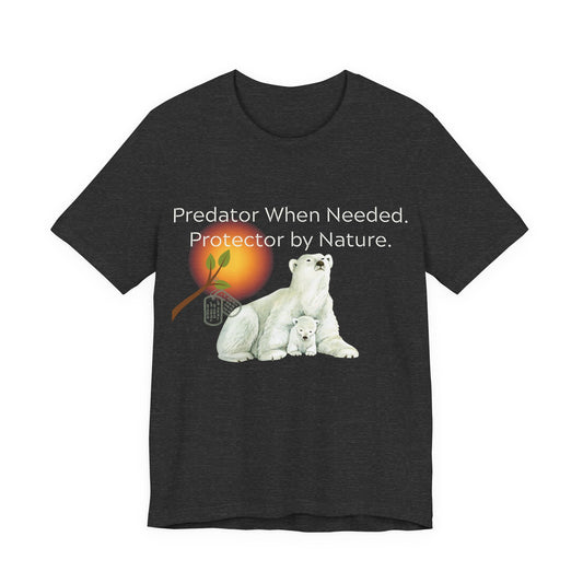 Polar Bear Protector Veterans- Unisex Short Sleeve T-Shirt