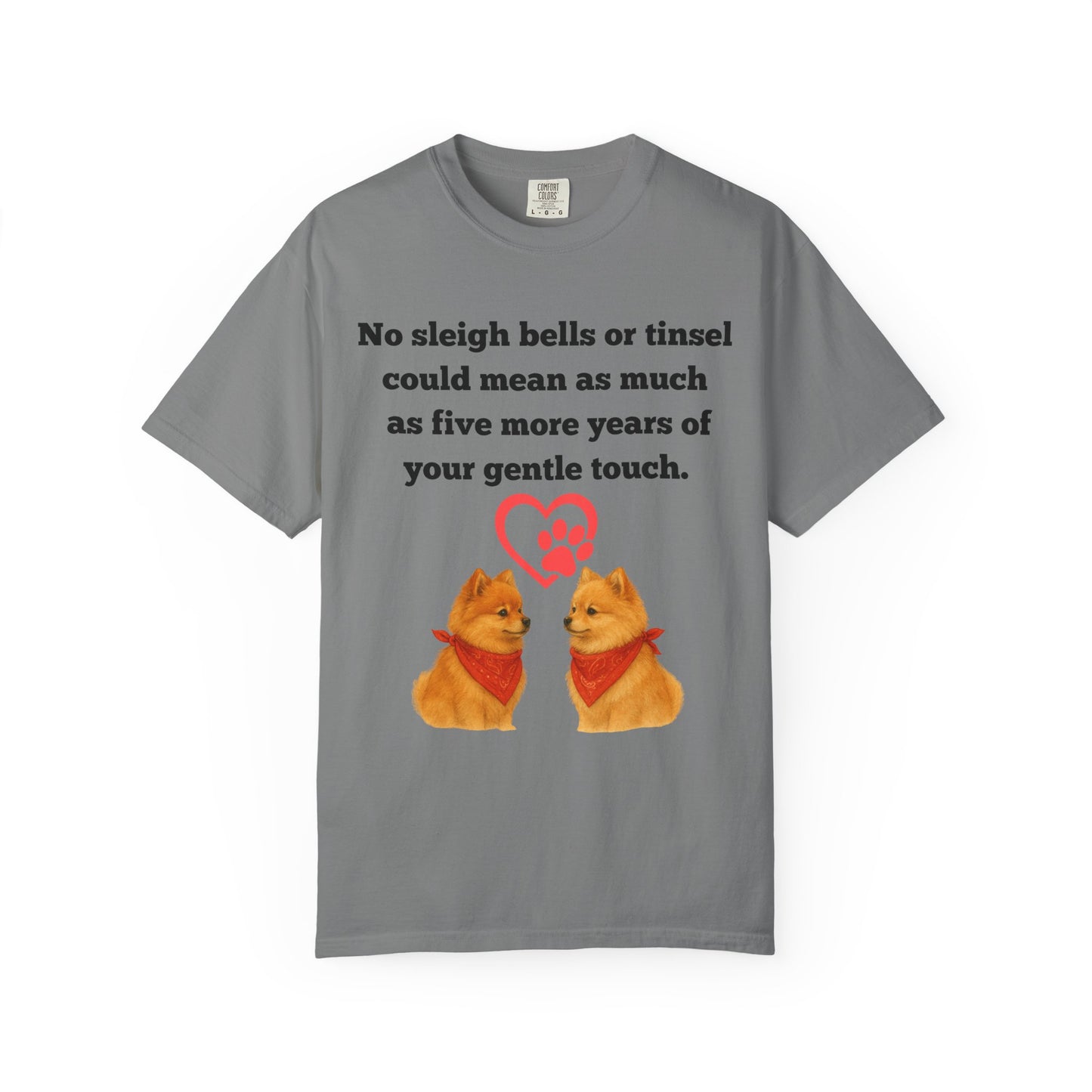 Dog Lover Garment-Dyed T-Shirt - Wishing for 5 More Years