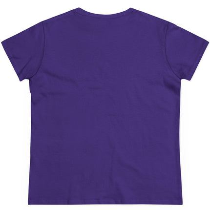 Purple t-shirt on a white background