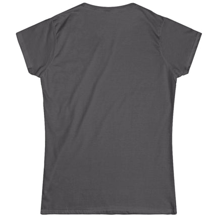 Plain back of dark gray t-shirt on a white background