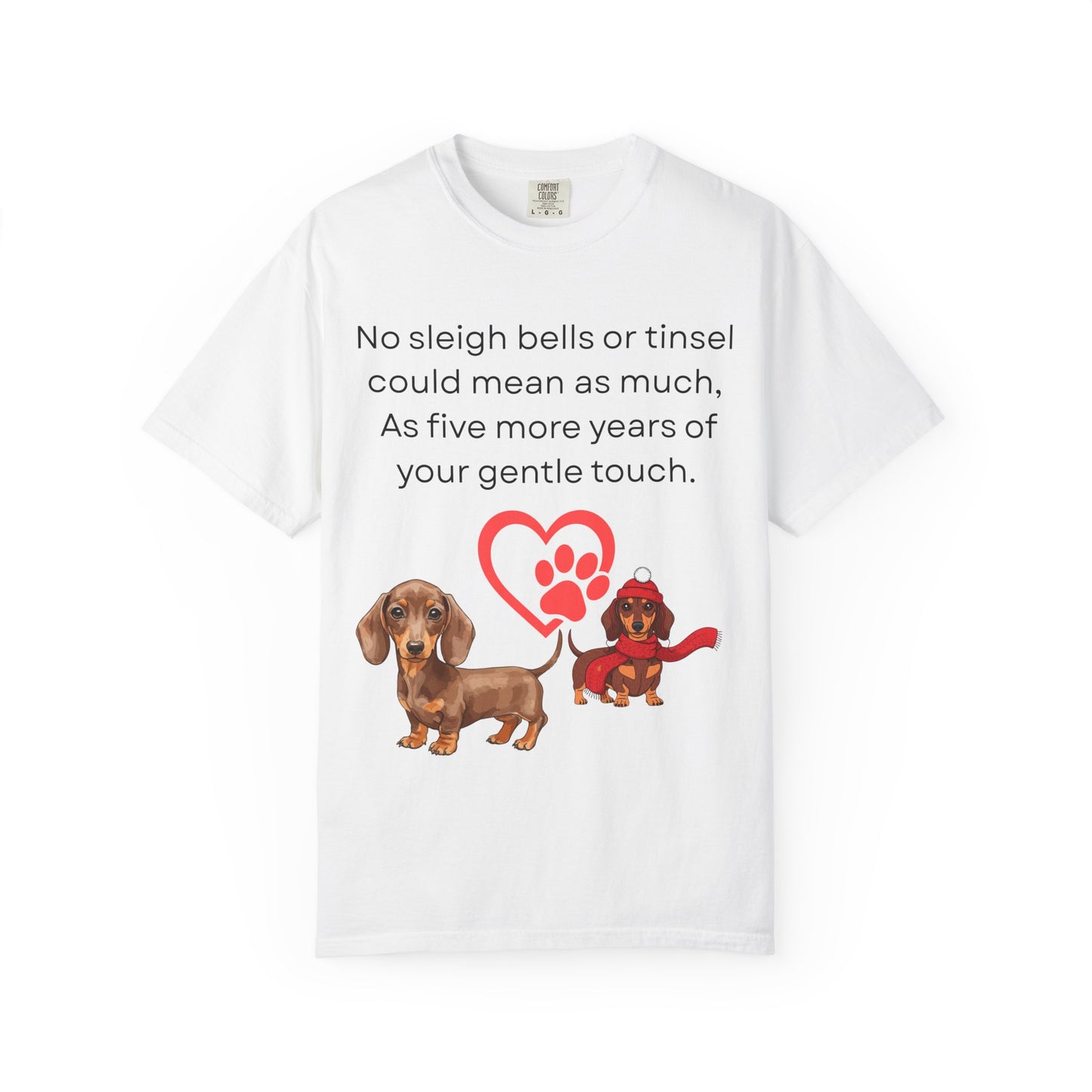 Dachshund Dog Lover T-shirt - 5 More Years Holiday Gift Design
