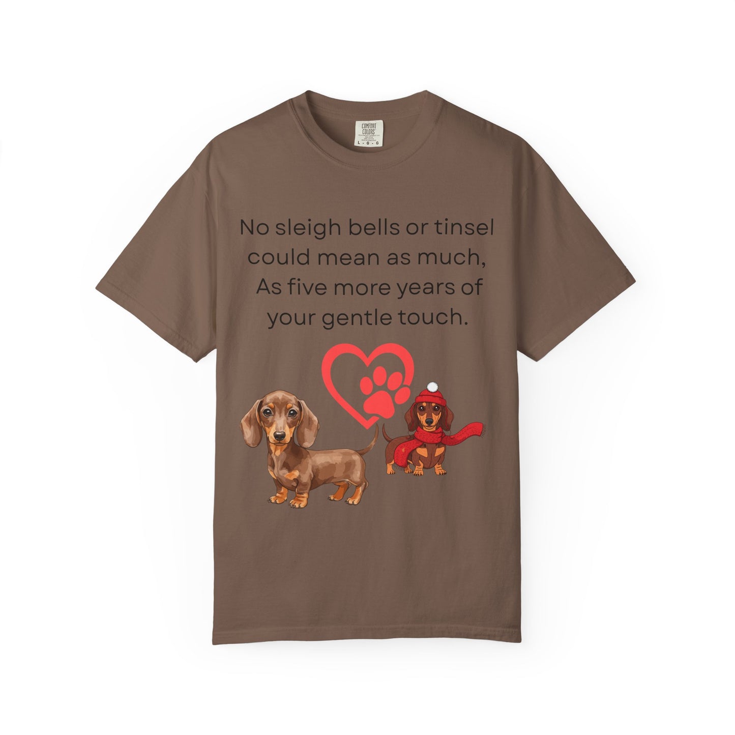 Dachshund Dog Lover T-shirt - 5 More Years Holiday Gift Design