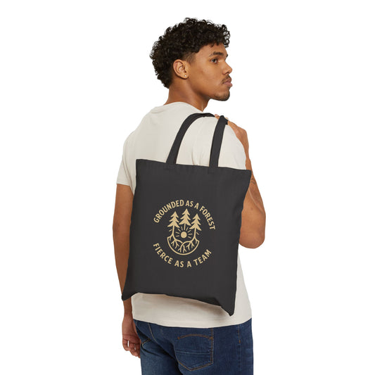 Grounded as a Forest Cotton Canvas Tote Bag