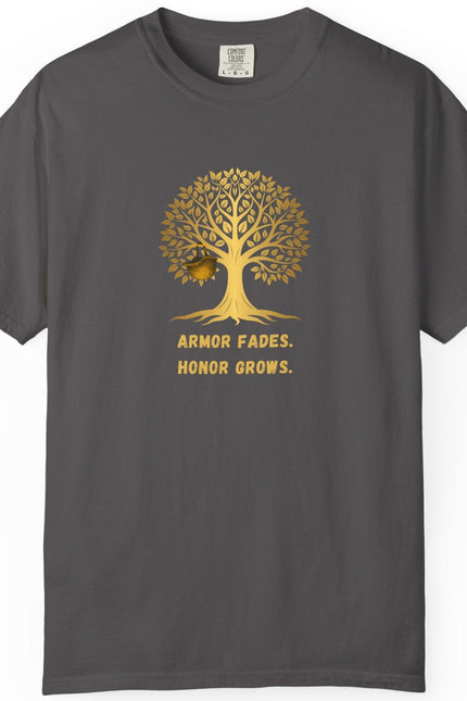 Armor Fades Honor Grows Military Nature-Inspired Unisex T-shirt
