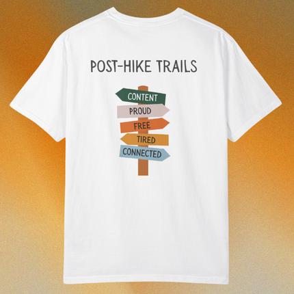 Front and Back Printed Motivational Hiker's T-shirt