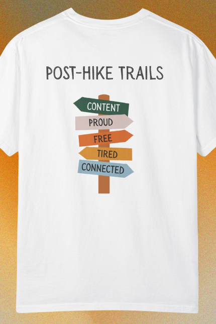 Front and Back Printed Motivational Hiker's T-shirt