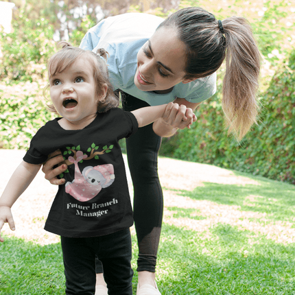 Future Branch Manager in Pink Infant Fine Jersey Tee