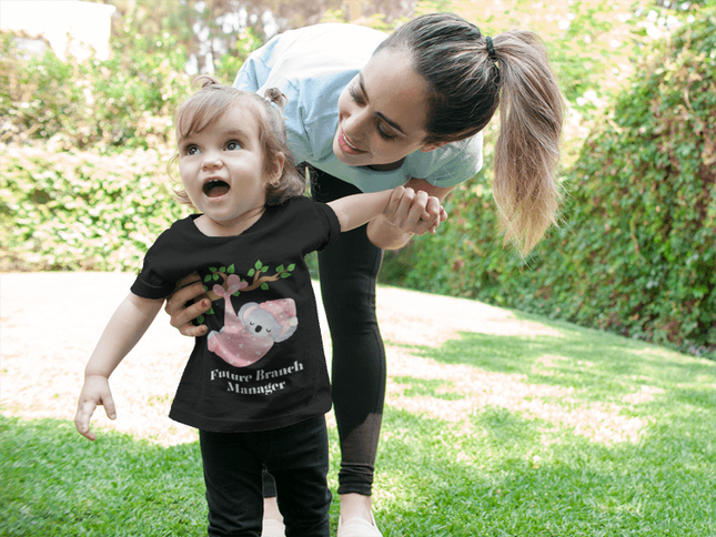 Future Branch Manager in Pink Infant Fine Jersey Tee