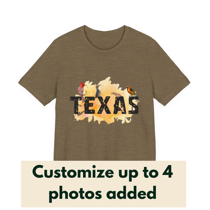Customized Tee with your Wildlife Photos and Your State