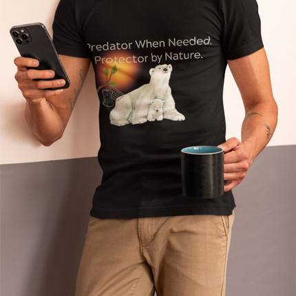 Polar Bear Protector Veterans- Unisex Short Sleeve T-Shirt