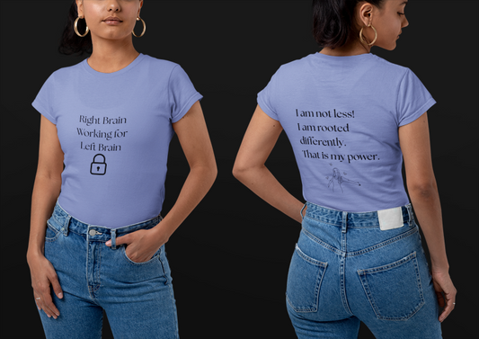 Right Brain Left Brain Clash Unisex T-Shirt