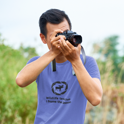 Wildlife Teaches, I Frame the Lesson Photographer Gift Unisex T-Shirt