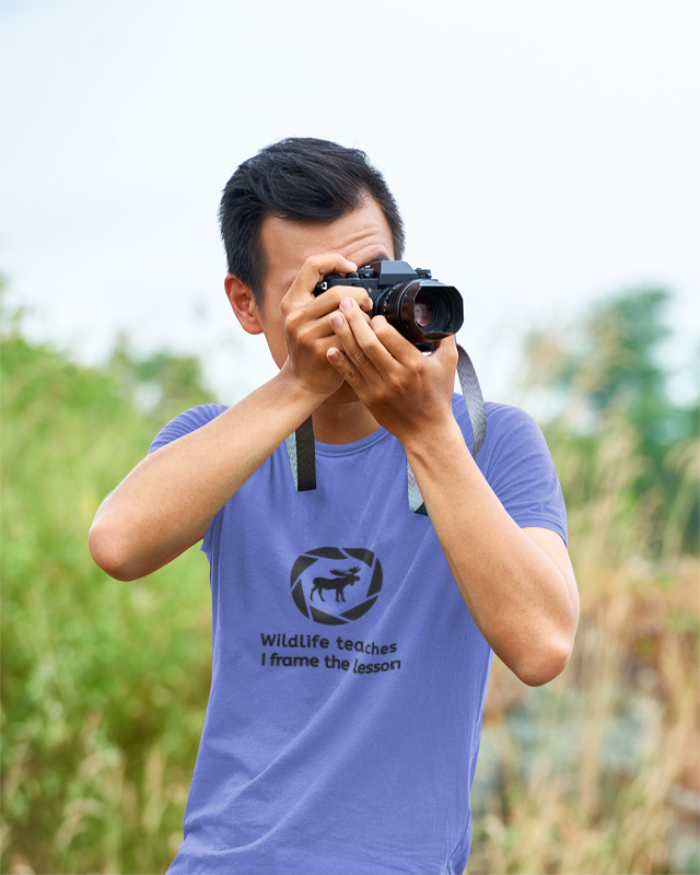 Wildlife Teaches, I Frame the Lesson Photographer Gift Unisex T-Shirt