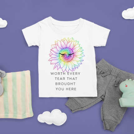 I'm a Rainbow Baby Infant Fine Jersey Tee
