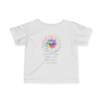 I'm a Rainbow Baby Infant Fine Jersey Tee